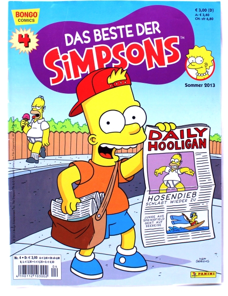 Das Beste der Simpsons Comic Nr. 4 von Panini Comics